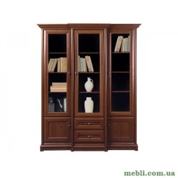 Пенал-вітрина Гербор Соната 3w/2s Каштан