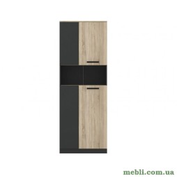 Пенал закритий в офіс Гербор Офіс Нью REG4D Антрацит/Дуб сонома