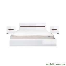 Комплект модульний в спальню ВМК (БРВ) Ацтека N77868 Білий/Білий глянець