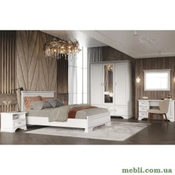 Комплект модульний в спальню ВМК (БРВ) Кентукі N77786 Білий альпійський