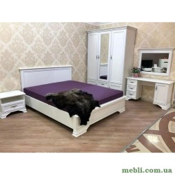 Комплект модульний в спальню ВМК (БРВ) Кентукі N77800 Білий альпійський