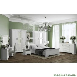 Комплект модульний в спальню ВМК (БРВ) Кентукі N77801 Білий альпійський