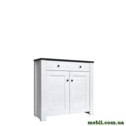 Комод у вітальню ВМК (БРВ) Антверпен II 2D1S (телескопи) Ясен сніжний/Дуб морений