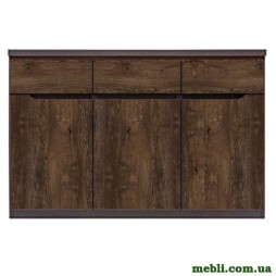 Комод у вітальню ВМК (БРВ) Джулі KOM3D3S Венге магія/Дуб конкордія