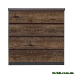 Комод у вітальню ВМК (БРВ) Джулі KOM4S/90 Венге магія/Дуб конкордія