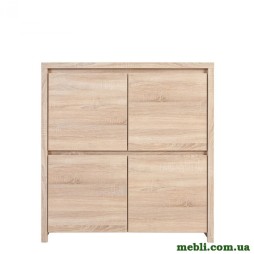 Комод у вітальню ВМК (БРВ) Каспіан KOM4D Дуб сонома