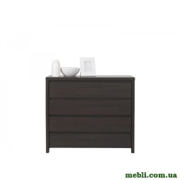 Комод у вітальню ВМК (БРВ) Каспіан KOM4S Дуб мілано темний