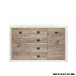 Комод у вітальню ВМК (БРВ) Коен 2 KOM2D4S (телескопи) Сосна арізонська/Дуб корабельний