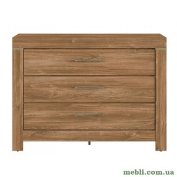 Комод в спальню ВМК (БРВ) Герман KOM3S/9/12 (телескопи) Дуб стерлінг