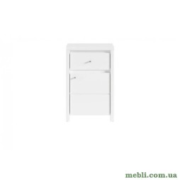 Комод в спальню ВМК (БРВ) Крістіна KOM1D1SP Білий/Білий глянець