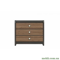 Комод в спальню ВМК (БРВ) Лорен KOM3S Венге магія/Монтеверде