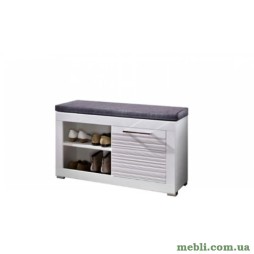Тумба для взуття ВМК (БРВ) Флеймс REG1D/5/9 Білий/Білий глянець