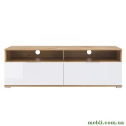 Тумба під телевізор ВМК (БРВ) Злата RТV2S Дуб тахо/Білий матовий