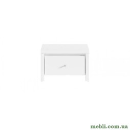 Тумба приліжкова ВМК (БРВ) Крістіна KOM1S Білий/Білий глянець