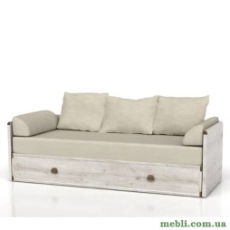 Ліжко трансформер з матрацом та подушками ВМК (БРВ) Індіана JLOZ80/160 79-154х202 Сосна арізонська