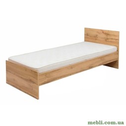 Ліжко односпальне ВМК (БРВ) Злата LOZ/90 90x200 Дуб тахо