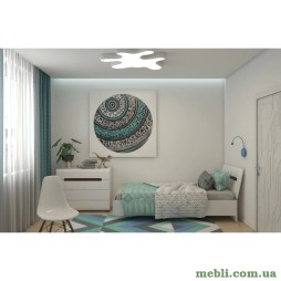 Набір меблів в дитячу ВМК (БРВ) Ацтека N77789 Білий/Білий глянець