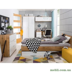 Набір меблів в дитячу ВМК (БРВ) Злата Дуб тахо/Білий матовий