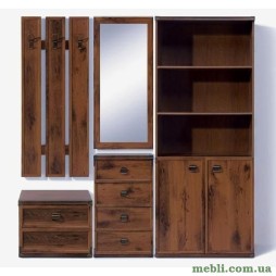 Набір меблів в передпокій ВМК (БРВ) Індіана N77871 Дуб шутер