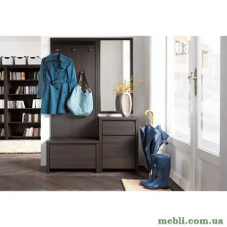 Набір меблів в передпокій ВМК (БРВ) Каспіан N77791 Дуб мілано темний