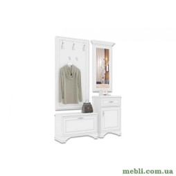 Набір меблів в передпокій ВМК (БРВ) Кентукі Білий альпійський