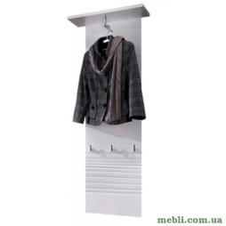 Вішалка настінна ВМК (БРВ) Флеймс PAN/15/5 Білий/Білий глянець