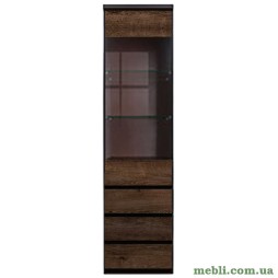 Пенал-вітрина ВМК (БРВ) Джулі REG1W3SL/P Венге магія/Дуб конкордія