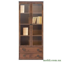 Пенал-вітрина ВМК (БРВ) Індіана JWIТ2D2S/80 Дуб шутер