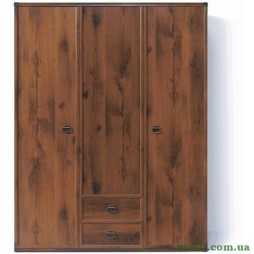Шафа для одягу в спальню ВМК (БРВ) Індіана JSZF3D2S/150 Дуб шутер
