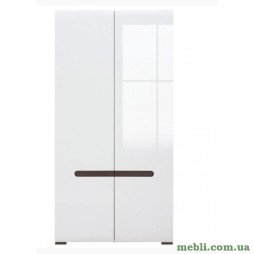 Шафа розпашна для одягу ВМК (БРВ) Ацтека SZF2D/21/11 Білий/Білий глянець