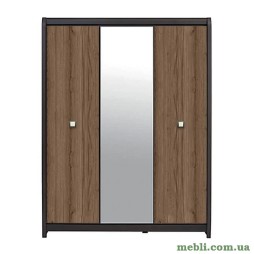 Шафа розпашна з дзеркалом ВМК (БРВ) Лорен SZF3D Венге магія/Монтеверде