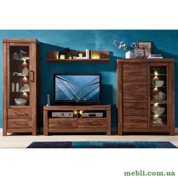 Модульна стінка для вітальні ВМК (БРВ) Герман Дуб стерлінг