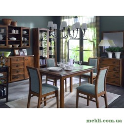 Модульна стінка для вітальні ВМК (БРВ) Індіана N100035 Дуб шуттер