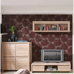 Модульна стінка для вітальні ВМК (БРВ) Каспіан Дуб сонома