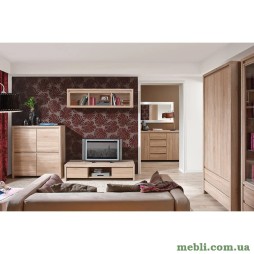 Модульна стінка для вітальні ВМК (БРВ) Каспіан N77792 Дуб сонома