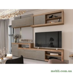 Модульна стінка для вітальні ВМК (БРВ) Вероніка Готланд/Грейж тессі