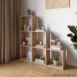 Стелаж М-ЗОН Джеко 1072 Сонома