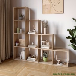 Стелаж М-ЗОН Джеко 1420 Сонома