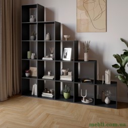 Стелаж М-ЗОН Джеко 1776 Антрацит