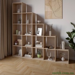 Стелаж М-ЗОН Джеко 1776 Сонома