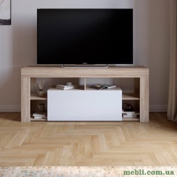 Тумба під телевізор із 4 полицями М-ЗОН Джеко 140 Сонома/Німфея Альба