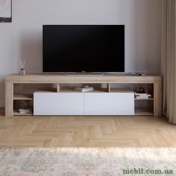 Тумба під телевізор із 5 полицями М-ЗОН Джеко 200 Сонома/Німфея Альба