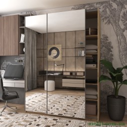 Шафа-купе двохдверна Doros G-Caiser 180х60х240 Тахо/2 Дзеркала