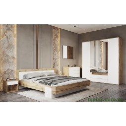 Комплект у спальню Doros Hugo 6 Дуб тахо/Білий