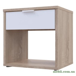 Приліжкова тумба Doros N2 40х33,1х41,2 Дуб сонома/Білий