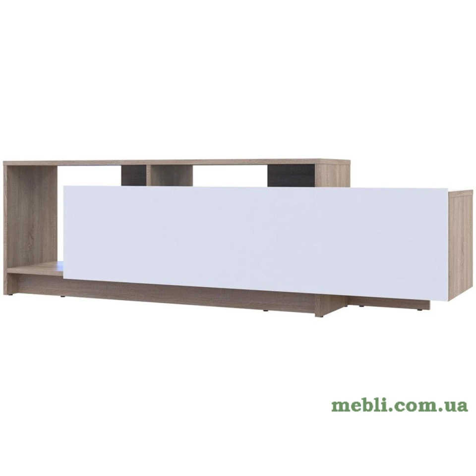 Стінка у вітальню Doros U2 160х38х48 Дуб сонома/Білий