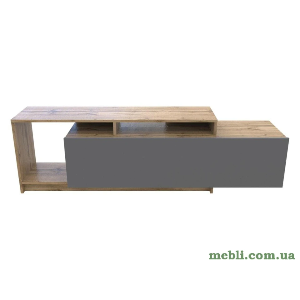 Стінка у вітальню Doros U2 160х38х48 Дуб тахо/Графіт