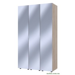 Комплект пеналів для одягу Doros Гелар (3 шт.) 117х49,5х203,4 3 Дзеркала/Дуб сонома