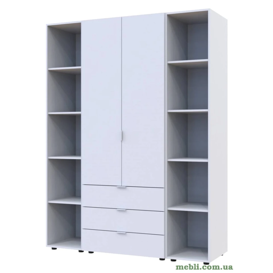 Комплект шаф для одягу Doros Гелар (3 шт.) 153,9х49,5х203,4 Білий