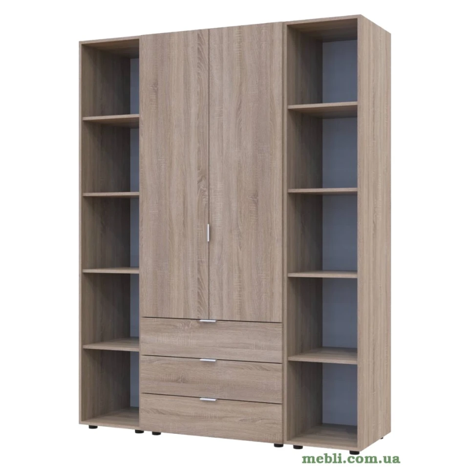 Комплект шаф для одягу Doros Гелар (3 шт.) 153,9х49,5х203,4 Дуб сонома